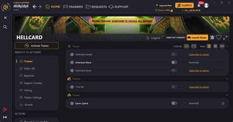 HELLCARD Cheats, Codes, and Secrets for PC .